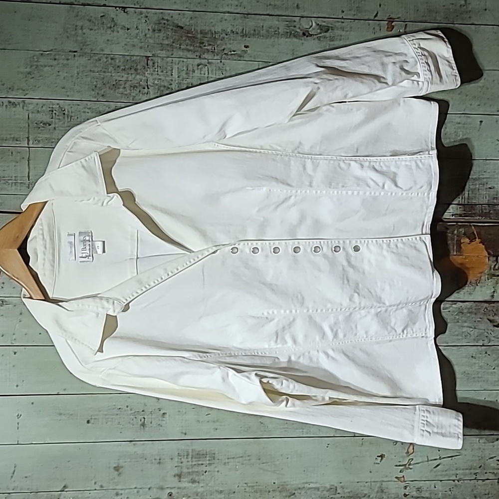 CJBanks off white denim jacket